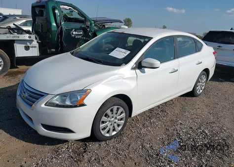 2015 Nissan Sentra Sv из США, поврежденный, VIN 3N1AB7AP3FY284020